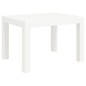 vidaXL Mesa de jardín PP blanco 59x47x40 cm vidaXL Mesa de jardín PP blanco 59x47x40 cm