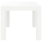 vidaXL Mesa de jardín PP blanco 59x47x40 cm vidaXL Mesa de jardín PP blanco 59x47x40 cm