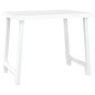 vidaXL Mesa de camping con aspecto de madera PP blanco 79x56x64 cm vidaXL Mesa de camping con aspecto de madera PP blanco 79x56x64 cm