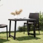 vidaXL Mesa de camping aspecto de madera PP gris antracita 79x56x64 cm vidaXL Mesa de camping aspecto de madera PP gris antracita 79x56x64 cm