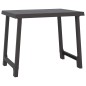 vidaXL Mesa de camping aspecto de madera PP gris antracita 79x56x64 cm vidaXL Mesa de camping aspecto de madera PP gris antracita 79x56x64 cm