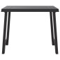 vidaXL Mesa de camping aspecto de madera PP gris antracita 79x56x64 cm vidaXL Mesa de camping aspecto de madera PP gris antracita 79x56x64 cm