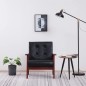 vidaXL Sillón de cuero sintético negro vidaXL Sillón de cuero sintético negro