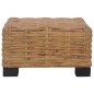 vidaXL Mesa de centro de ratán natural 47x47x28 cm vidaXL Mesa de centro de ratán natural 47x47x28 cm