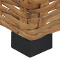 vidaXL Mesa de centro de ratán natural 47x47x28 cm vidaXL Mesa de centro de ratán natural 47x47x28 cm