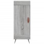 vidaXL Aparador alto madera contrachapada gris Sonoma 34,5x34x180 cm vidaXL Aparador alto madera contrachapada gris Sonoma 34,5x34x180 cm