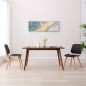 vidaXL Sillas de comedor 2 unidades cuero sintético negro vidaXL Sillas de comedor 2 unidades cuero sintético negro