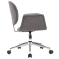 vidaXL Silla de comedor giratoria de tela gris vidaXL Silla de comedor giratoria de tela gris