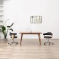 vidaXL Silla de comedor giratoria madera curvada cuero sintético negro vidaXL Silla de comedor giratoria madera curvada cuero sintético negro