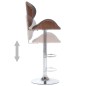 vidaXL Taburete de cocina tela gris vidaXL Taburete de cocina tela gris