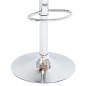 vidaXL Taburete de cocina cuero sintético color crema