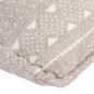 vidaXL Sillón puf de tela patchwork marrón claro vidaXL Sillón puf de tela patchwork marrón claro