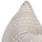 vidaXL Sillón puf de tela patchwork marrón claro vidaXL Sillón puf de tela patchwork marrón claro