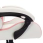 vidaXL Silla gaming con luces LED RGB cuero sintético rosa y negro vidaXL Silla gaming con luces LED RGB cuero sintético rosa y negro