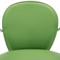 vidaXL Taburetes cocina con reposabrazos 2 uds cuero sintético verde vidaXL Taburetes cocina con reposabrazos 2 uds cuero sintético verde