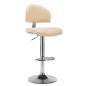 vidaXL Taburetes de cocina 2 unidades cuero sintético color crema vidaXL Taburetes de cocina 2 unidades cuero sintético color crema
