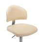 vidaXL Taburetes de cocina 2 unidades cuero sintético color crema vidaXL Taburetes de cocina 2 unidades cuero sintético color crema