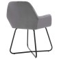 vidaXL Sillas comedor 2 unidades de terciopelo gris vidaXL Sillas comedor 2 unidades de terciopelo gris