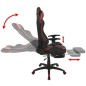 vidaXL Silla de oficina racing reclinable con reposapiés rojo vidaXL Silla de oficina racing reclinable con reposapiés rojo