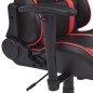 vidaXL Silla de oficina racing reclinable con reposapiés rojo vidaXL Silla de oficina racing reclinable con reposapiés rojo