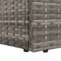 vidaXL Cama de jardín 195x60 cm ratán sintético gris vidaXL Cama de jardín 195x60 cm ratán sintético gris