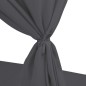 vidaXL Tumbona cama con cortinas de ratán sintético gris vidaXL Tumbona cama con cortinas de ratán sintético gris