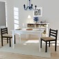 vidaXL Sillas de comedor 2 uds madera maciza caucho terciopelo marrón vidaXL Sillas de comedor 2 uds madera maciza caucho terciopelo marrón