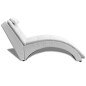 vidaXL Diván con almohada de cuero sintético blanco vidaXL Diván con almohada de cuero sintético blanco