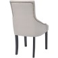 vidaXL Sillas de comedor 2 unidades tela gris crema vidaXL Sillas de comedor 2 unidades tela gris crema