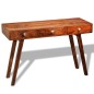vidaXL Mesa consola con 3 cajones madera maciza sheesham 76 cm vidaXL Mesa consola con 3 cajones madera maciza sheesham 76 cm
