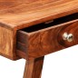 vidaXL Mesa consola con 3 cajones madera maciza sheesham 76 cm vidaXL Mesa consola con 3 cajones madera maciza sheesham 76 cm