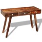 vidaXL Mesa consola con 3 cajones madera maciza sheesham 76 cm vidaXL Mesa consola con 3 cajones madera maciza sheesham 76 cm