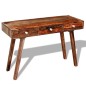 vidaXL Mesa consola con 3 cajones madera maciza sheesham 76 cm vidaXL Mesa consola con 3 cajones madera maciza sheesham 76 cm