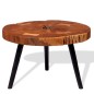 vidaXL Mesa de centro de tronco madera maciza de acacia (55-60)x40 cm vidaXL Mesa de centro de tronco madera maciza de acacia (55-60)x40 cm