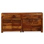 vidaXL Aparador de madera maciza de sheesham 160x35x75 cm 
