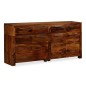 vidaXL Aparador de madera maciza de sheesham 160x35x75 cm 
