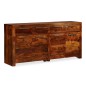 vidaXL Aparador de madera maciza de sheesham 160x35x75 cm 