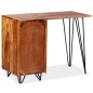 vidaXL Escritorio con 1 cajón y 1 armario de madera maciza de sheesham vidaXL Escritorio con 1 cajón y 1 armario de madera maciza de sheesham