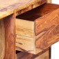 vidaXL Escritorio con 1 cajón y 1 armario de madera maciza de sheesham vidaXL Escritorio con 1 cajón y 1 armario de madera maciza de sheesham