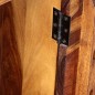 vidaXL Escritorio con 1 cajón y 1 armario de madera maciza de sheesham vidaXL Escritorio con 1 cajón y 1 armario de madera maciza de sheesham