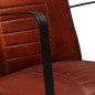 vidaXL Sillón de cuero auténtico marrón vidaXL Sillón de cuero auténtico marrón