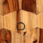vidaXL Mesita de noche con 1 cajón de madera maciza sheesham