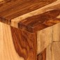 vidaXL Mesita de noche con 1 cajón de madera maciza sheesham