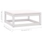 vidaXL Juego de muebles de jardín 9 pzas y cojines madera pino maciza vidaXL Juego de muebles de jardín 9 pzas y cojines madera pino maciza