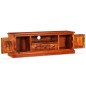 vidaXL Mueble para TV madera maciza de sheesham 120x30x40 cm