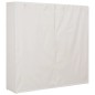 vidaXL Armario de tela blanco 173x40x170 cm vidaXL Armario de tela blanco 173x40x170 cm