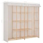 vidaXL Armario de tela blanco 173x40x170 cm vidaXL Armario de tela blanco 173x40x170 cm
