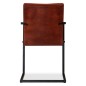 vidaXL Sillas de comedor 2 unidades cuero auténtico marrón vidaXL Sillas de comedor 2 unidades cuero auténtico marrón