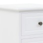 vidaXL Mesita de noche MDF y madera de pino 35x32x59 cm vidaXL Mesita de noche MDF y madera de pino 35x32x59 cm
