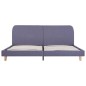 vidaXL Estructura de cama de tela gris claro 160x200 cm vidaXL Estructura de cama de tela gris claro 160x200 cm